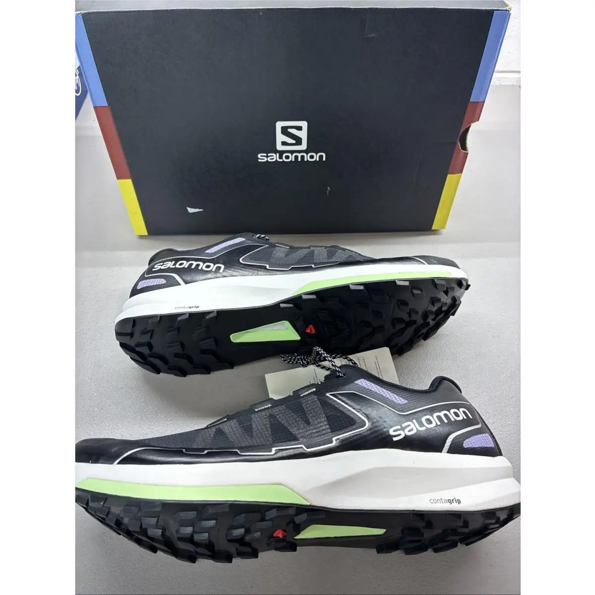 Salomon Ultra Raid 414715. Men`s Size 11.5 Black White Green