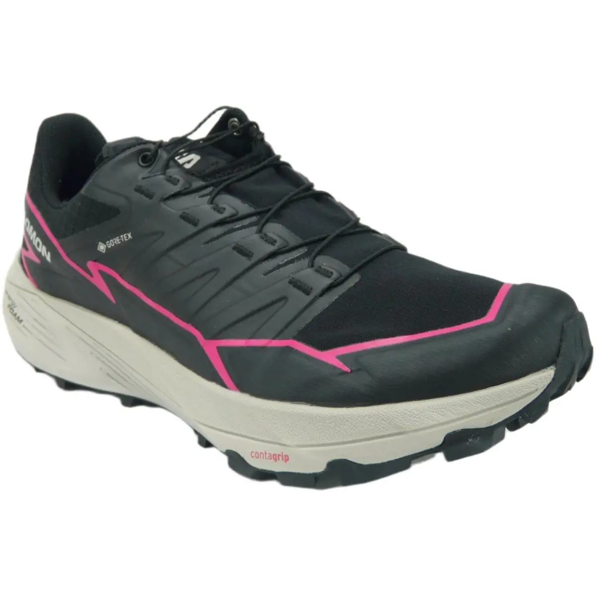 Salomon Thundercross Gore-tex Women`s Sneaker Black/ Black /pink Glo US 9.5