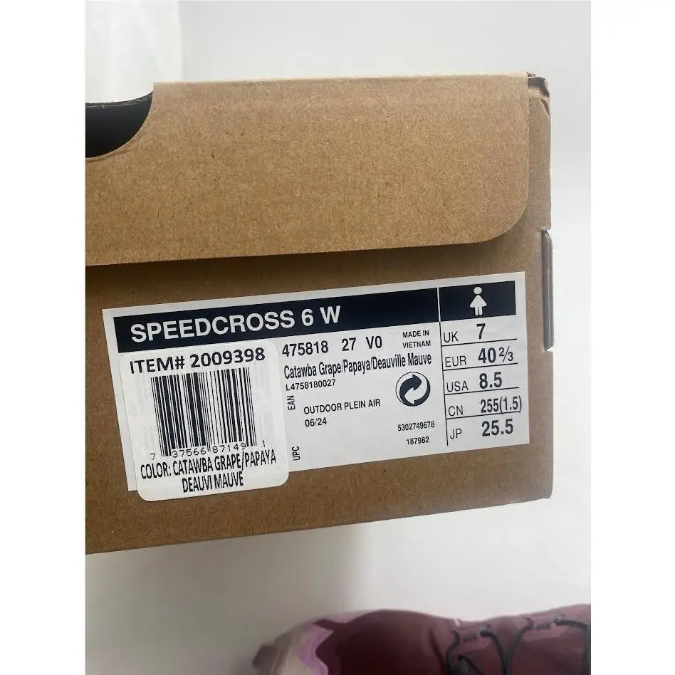 Salomon shoes - Salomon Speedcross 6 - Speedcross - 475818 27 V0 - Purple (UPC: 737566871491) 9