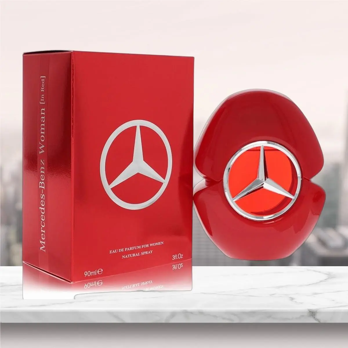 Mercedes Benz Woman In Red Eau De Parfum Spray By Mercedes Benz - 3 oz
