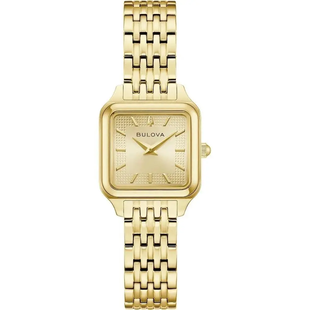 Gold Womens Analogue Watch Sutton 97L191 by Bulova