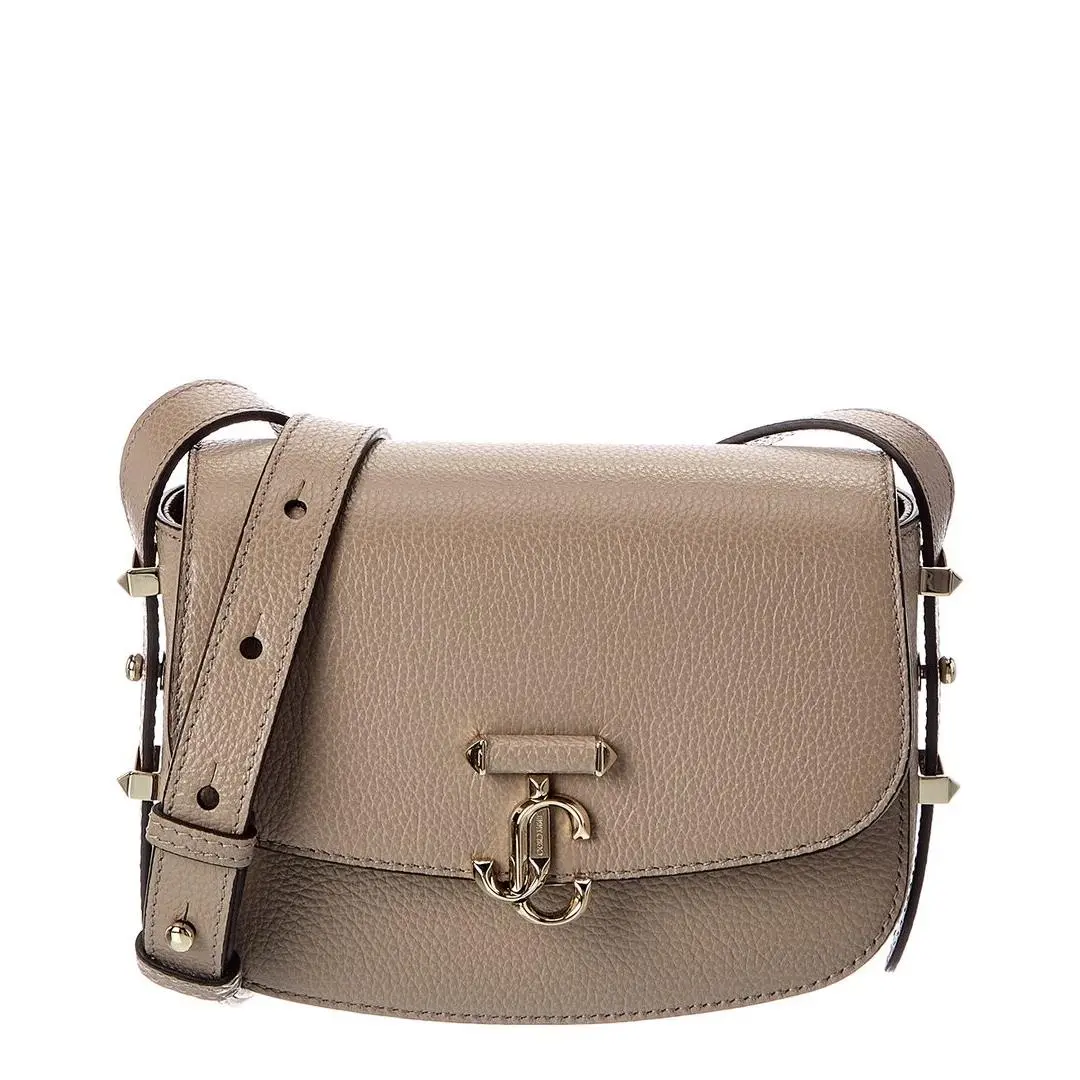 Leather Crossbody Women`s Brown by Jimmy Choo
