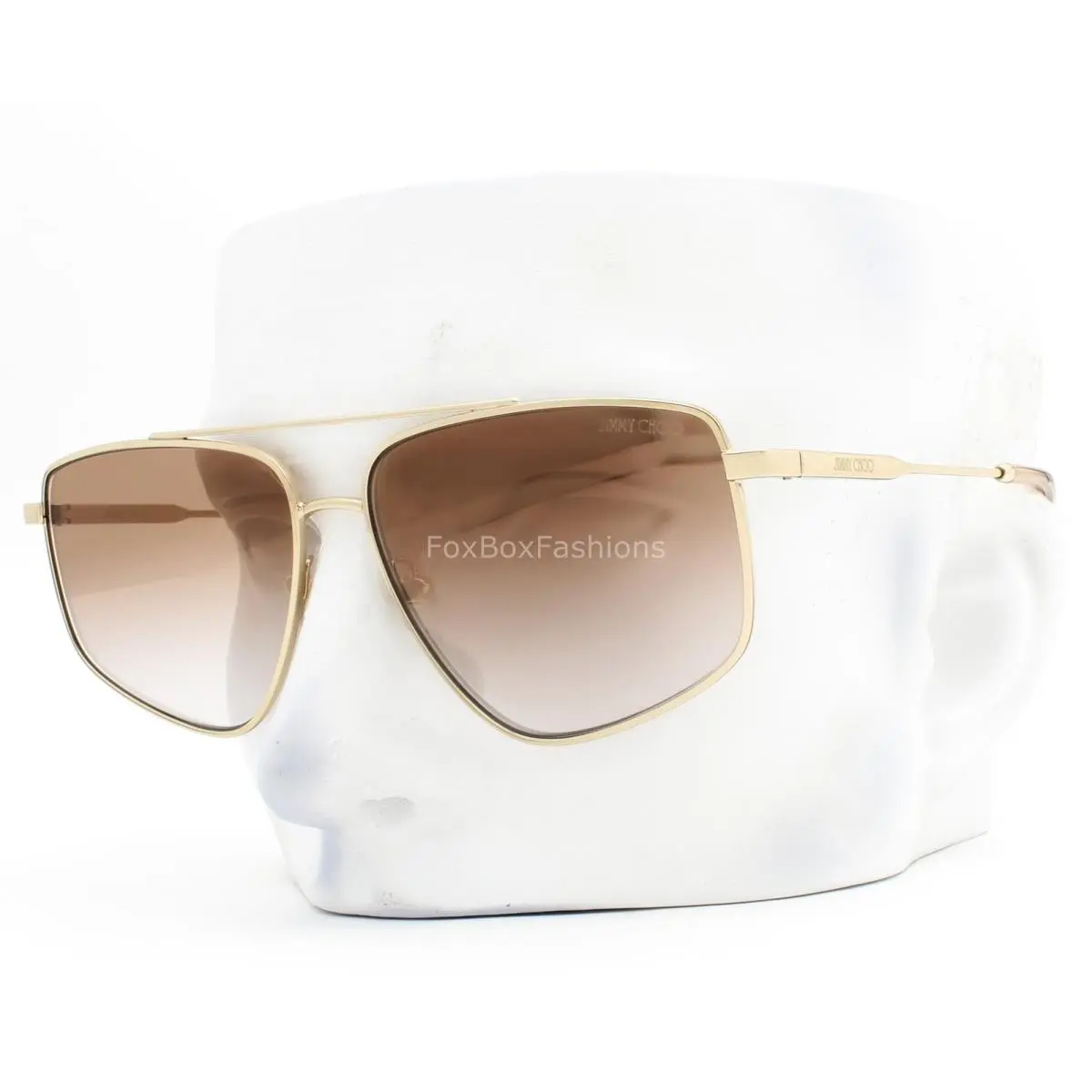 Sunglasses Glasses Polished Gold JC 4011 3006/0G with Case by Jimmy Choo