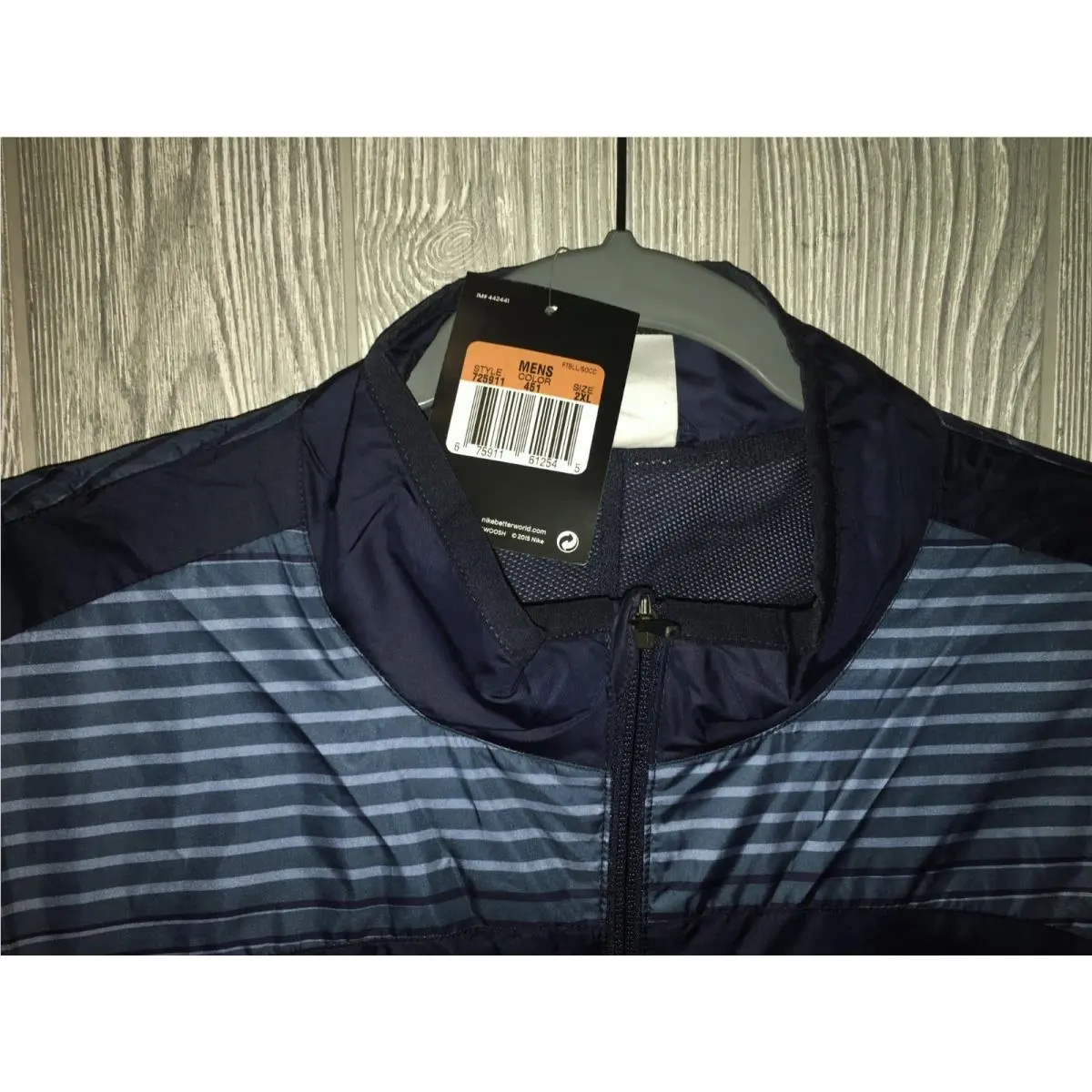 Nike clothing - NIKE Revolution Graphic Woven II Water Resistant F/Z Soccer - 725911 - Blue 8