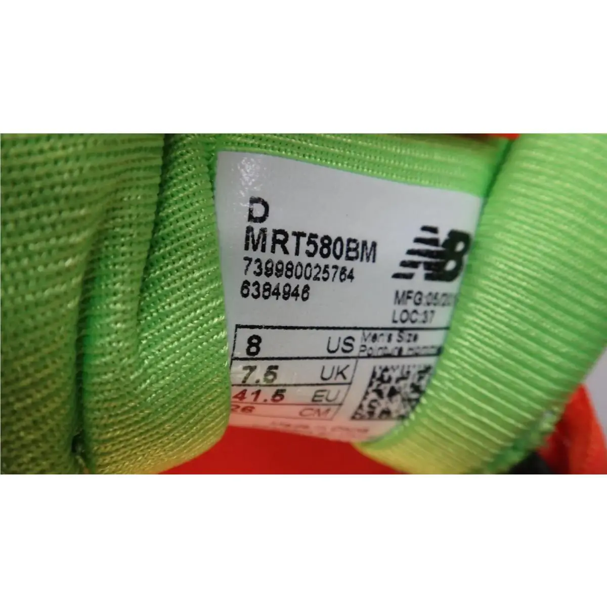 New Balance shoes - New Balance 580 - MRT580BM - Cobalt Blue Green Orange 8