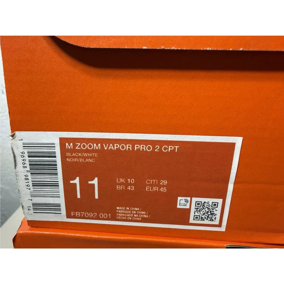 Nike shoes - Nike Zoom Vapor - Zoom Vapor - FB7092-001 - Black 18