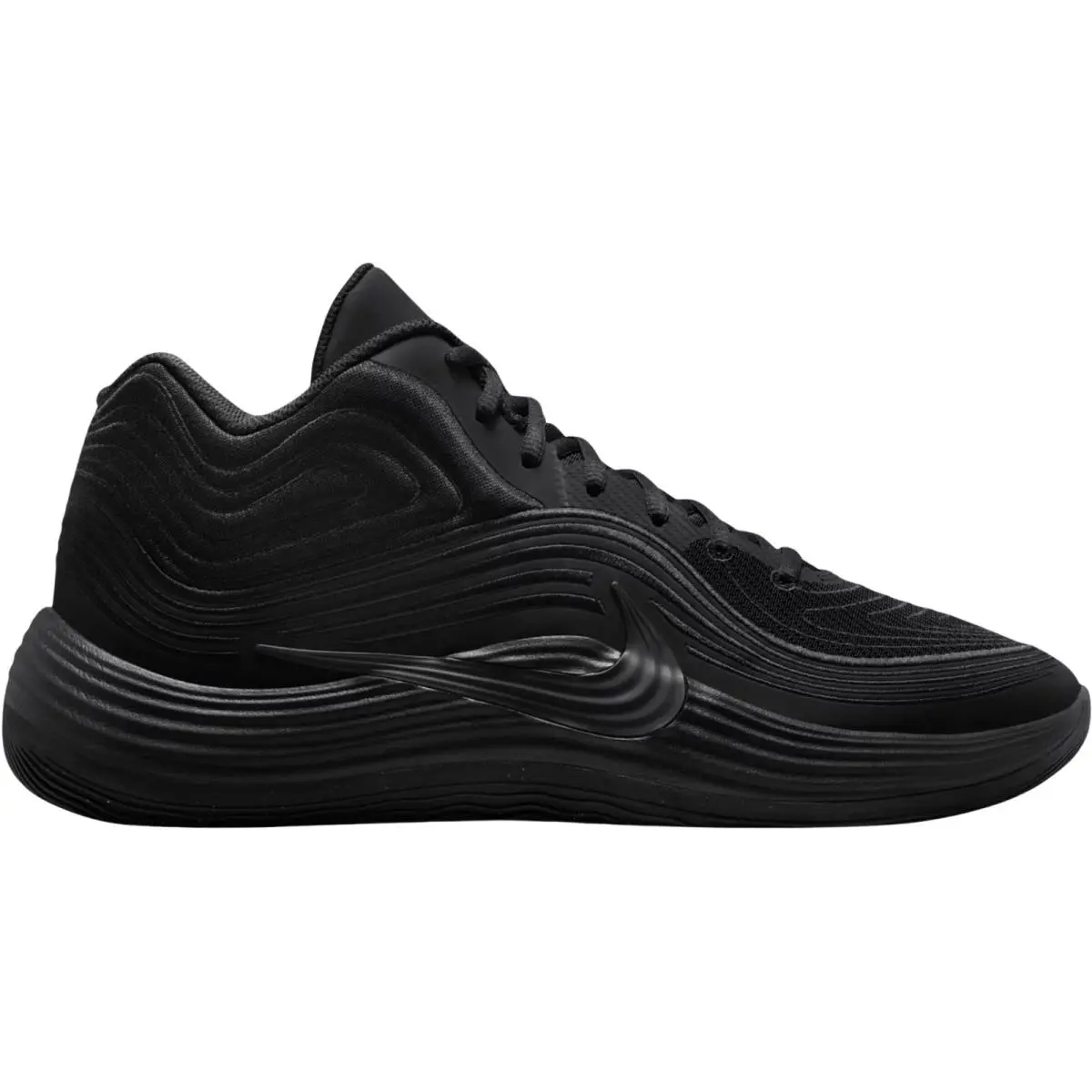 Nike shoes - Nike Precision 8 MID - Precision MID - Black/Black/Black 4