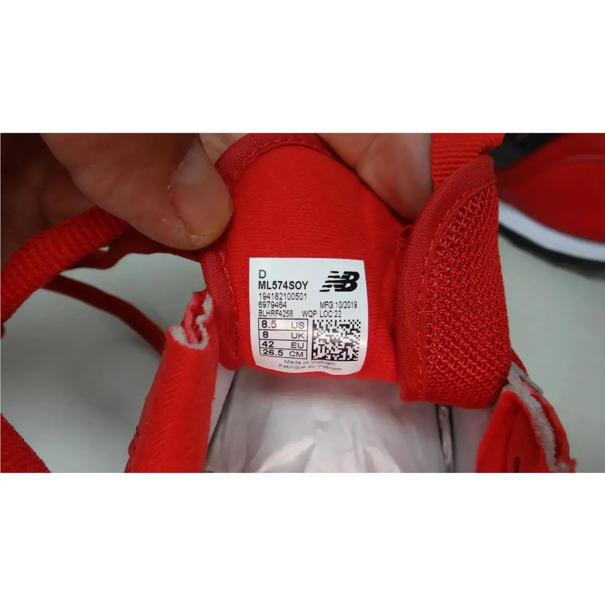 New Balance shoes - New Balance 574 - ML574SOY - Red 8