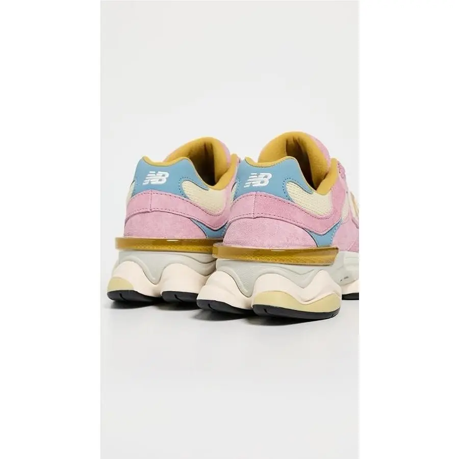 New Balance shoes - New Balance 9060 - Pink Suede/Blue/Yellow (UPC: 0198686787947) 1