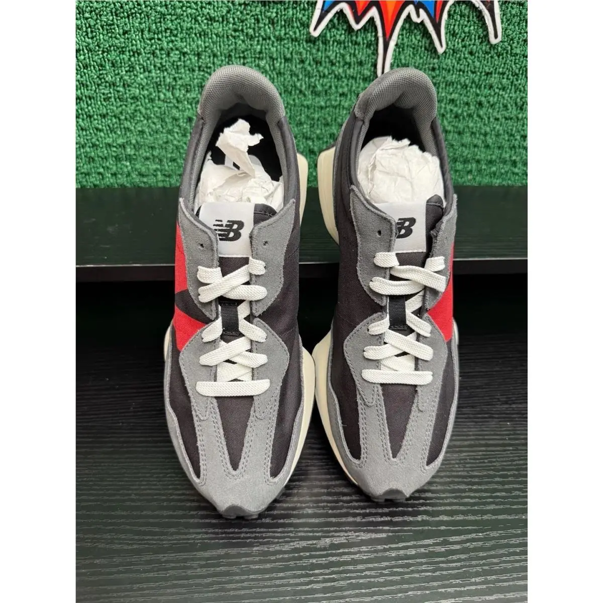 New Balance shoes - New Balance 327 - MS327FF - Magnet/Team Red 2