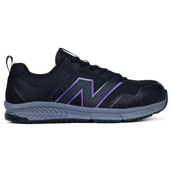 New Balance Women`s Athletic Shoe Synthetic Fabric Synthetic Leather Upper Black/purple