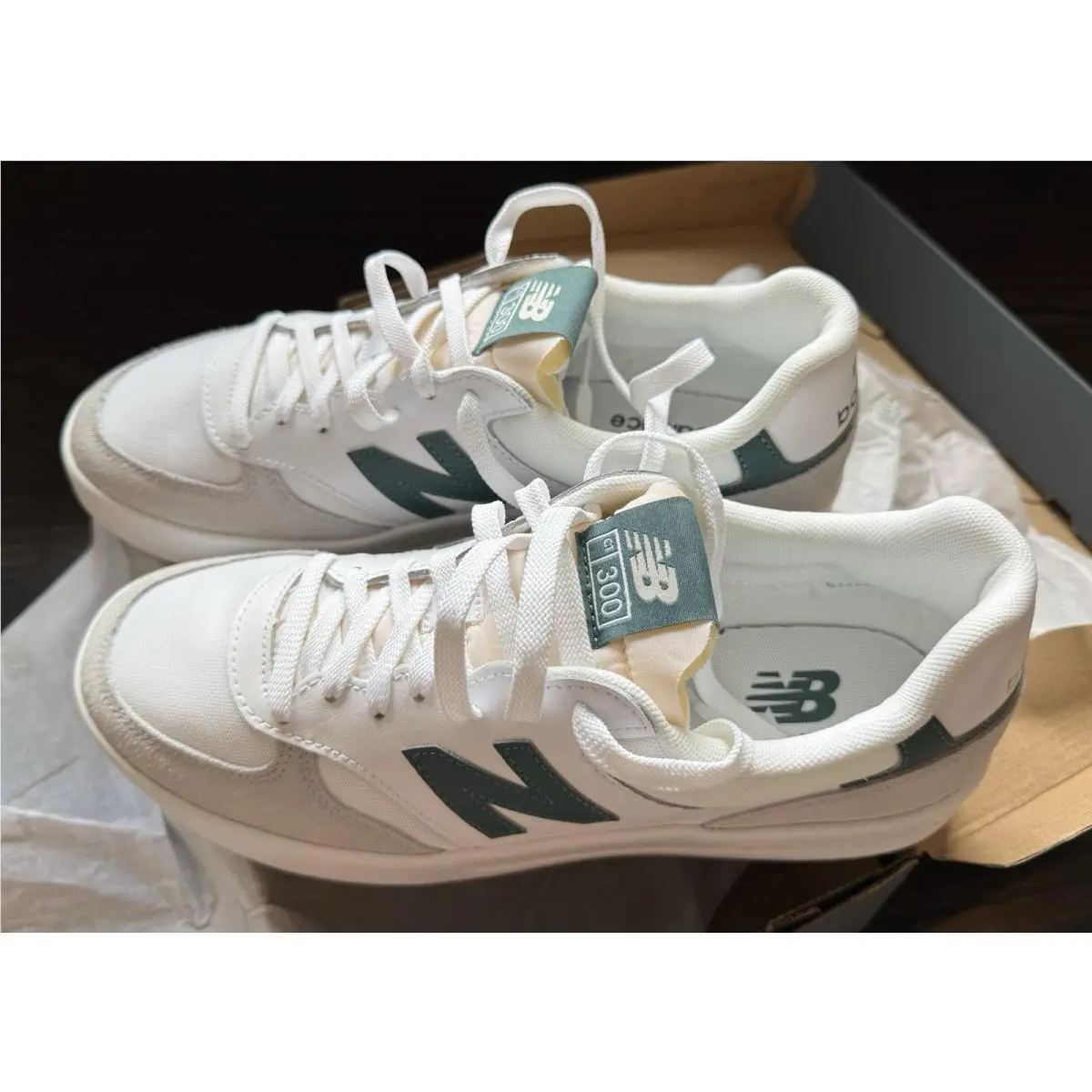 New Balance shoes - New Balance 300 / 300 V3 Court - CT300GC3 - White/Slate Grey (UPC: 197376447031) 0