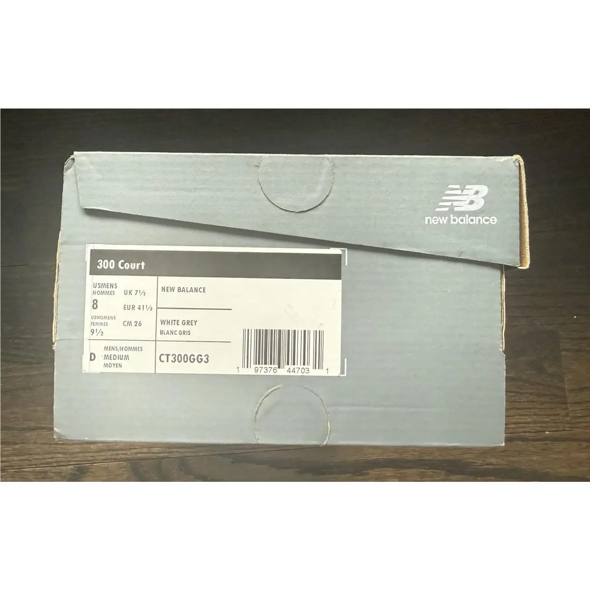 New Balance shoes - New Balance 300 / 300 V3 Court - CT300GC3 - White/Slate Grey (UPC: 197376447031) 1
