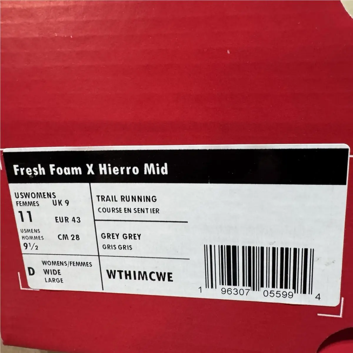 New Balance shoes - New Balance Fresh Foam Hierro - Gray 4