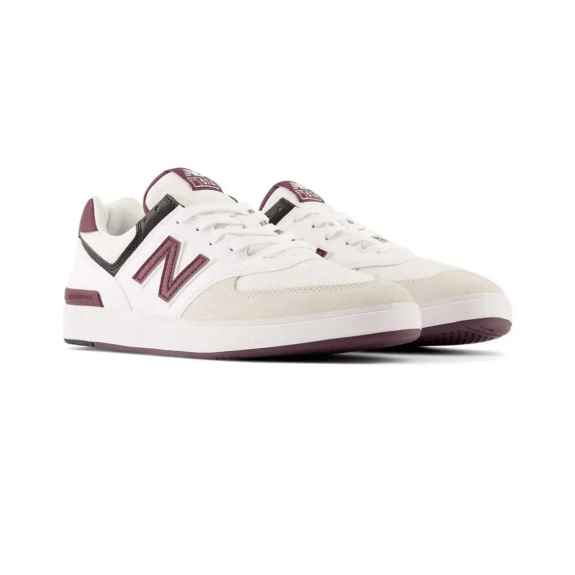 New Balance shoes - New Balance 574 - CT574LFF - White/Crimson (UPC: 0196432871841) 2