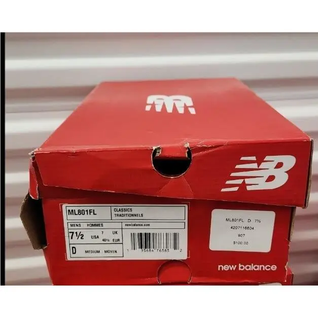 New Balance shoes - New Balance ML801SB - ML801SB - Brown/Yellow/Black, Manufacturer: Brown/Yellow/Black 5