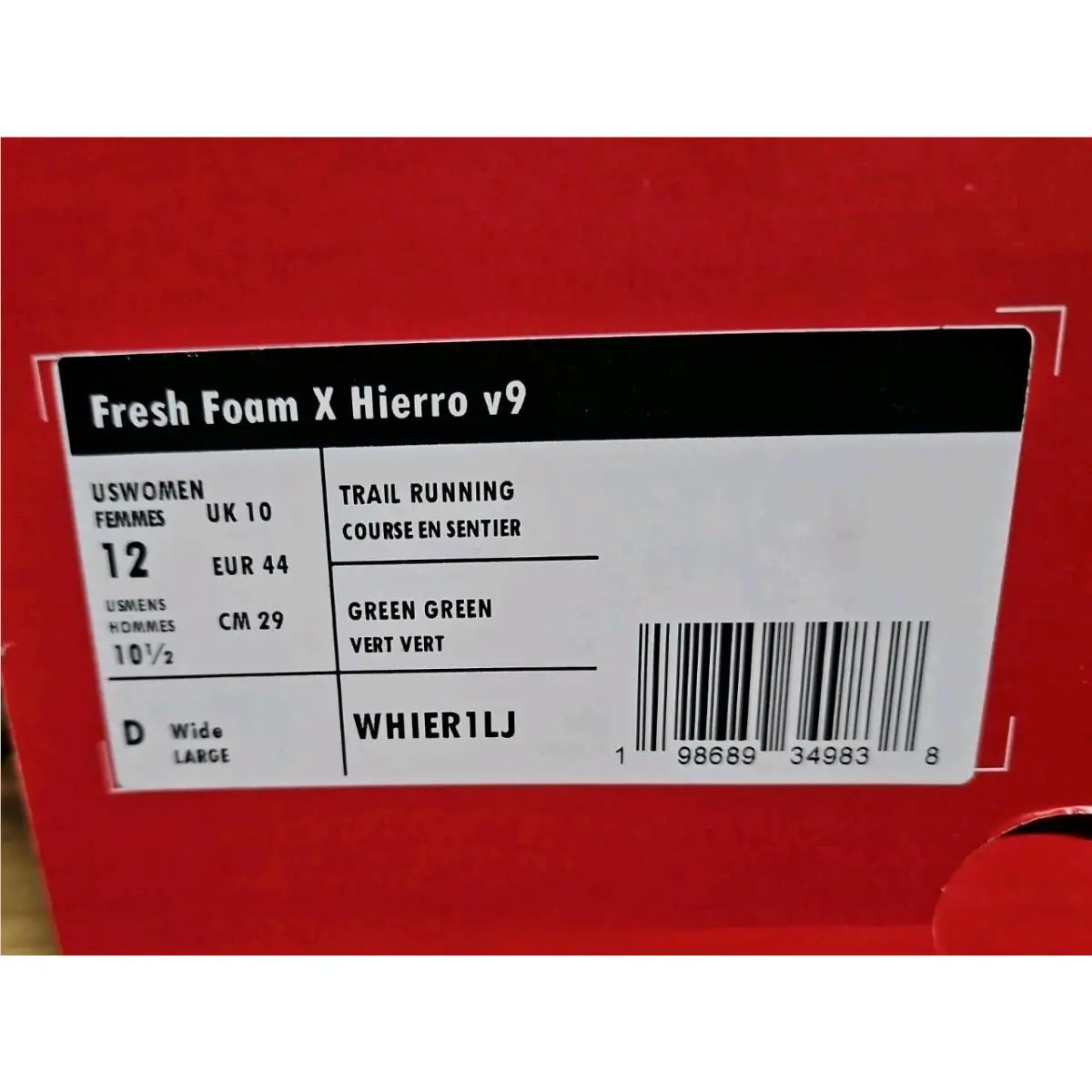New Balance shoes - New Balance Fresh Foam X Hierro v9 - WHIER1LJ - Multicolor (UPC: 197967690822) 4