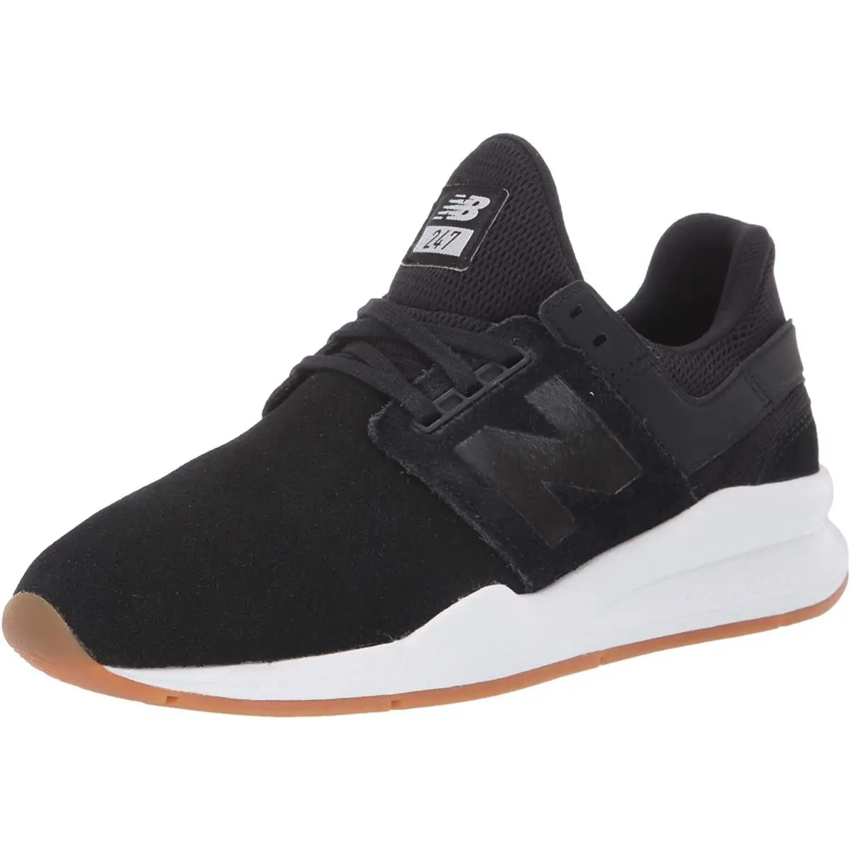 New Balance 258640 Womens 247 V2 Fashion Sneaker Black/white Size 5 B