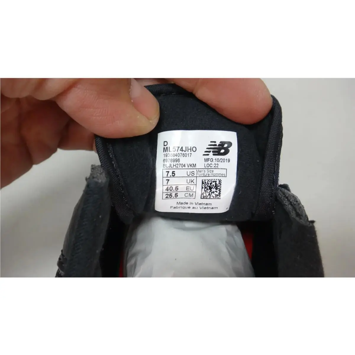 New Balance shoes - New Balance 574 - ML574JHO - Black 8