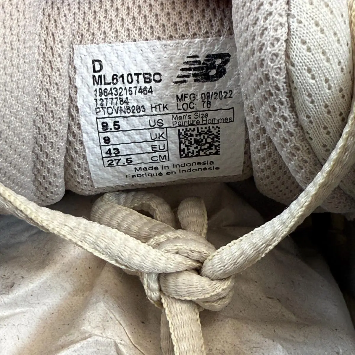 New Balance shoes - New Balance 610 - ML610TBC - Beige, Gray 6