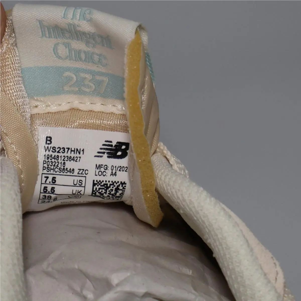 New Balance shoes - New Balance 237 - WS237HN1 - Cream (UPC: 195481236427) 7