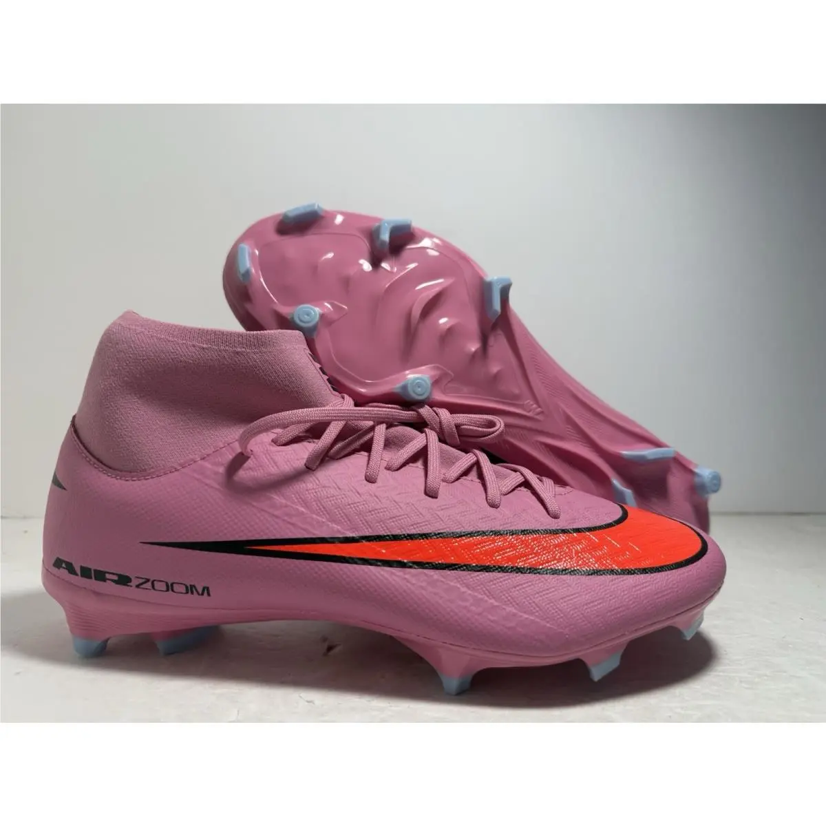 Nike ZM Superfly 10 Acad Fg/mg Magic Flamingo Black Men Soccer Shoes FQ1456-600