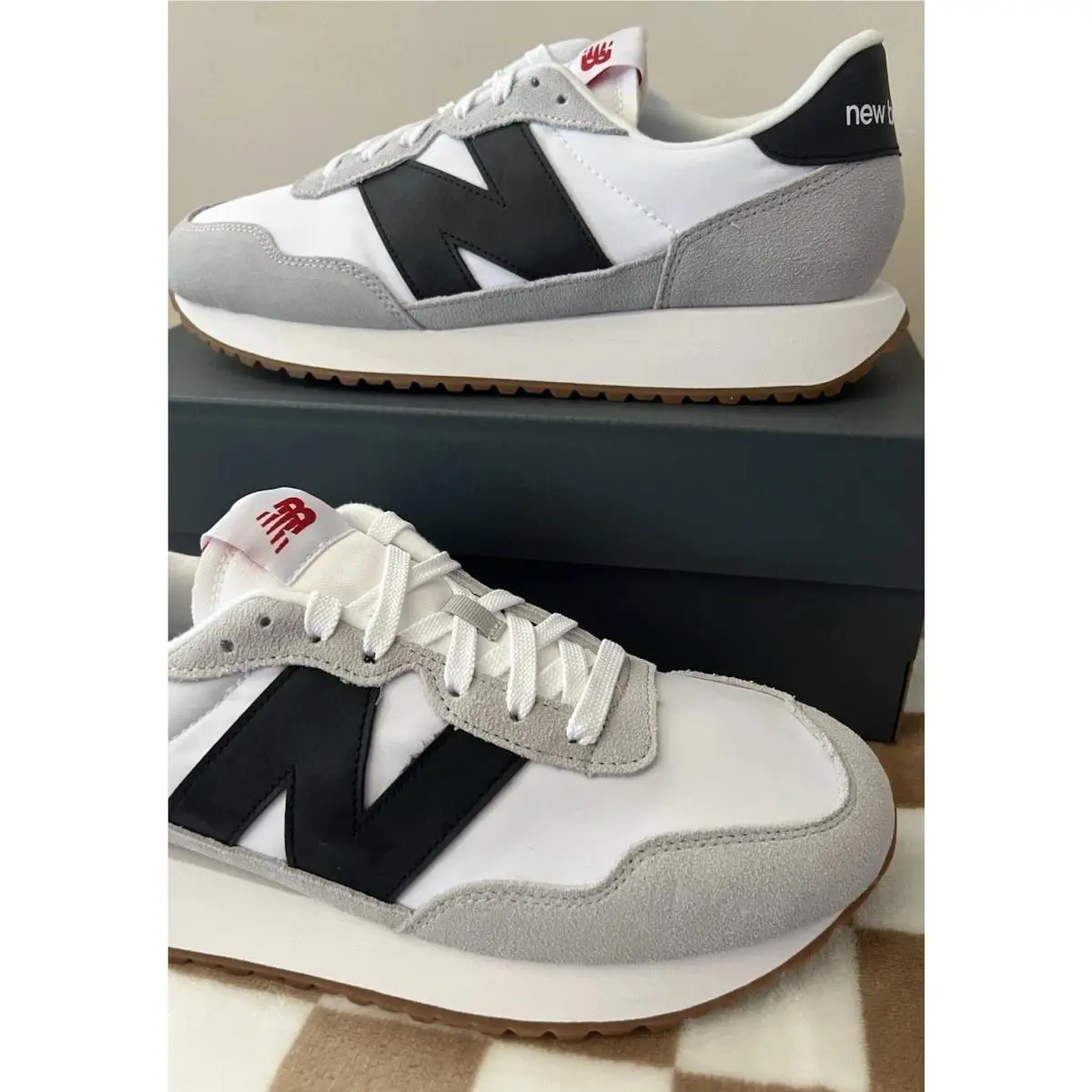 New Balance shoes - New Balance 237 - MS237CI - White/Black/Grey/Gum 2