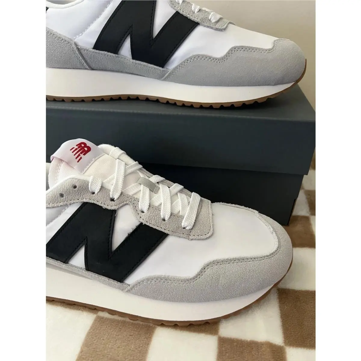 New Balance shoes - New Balance 237 - MS237CI - White/Black/Grey/Gum 3