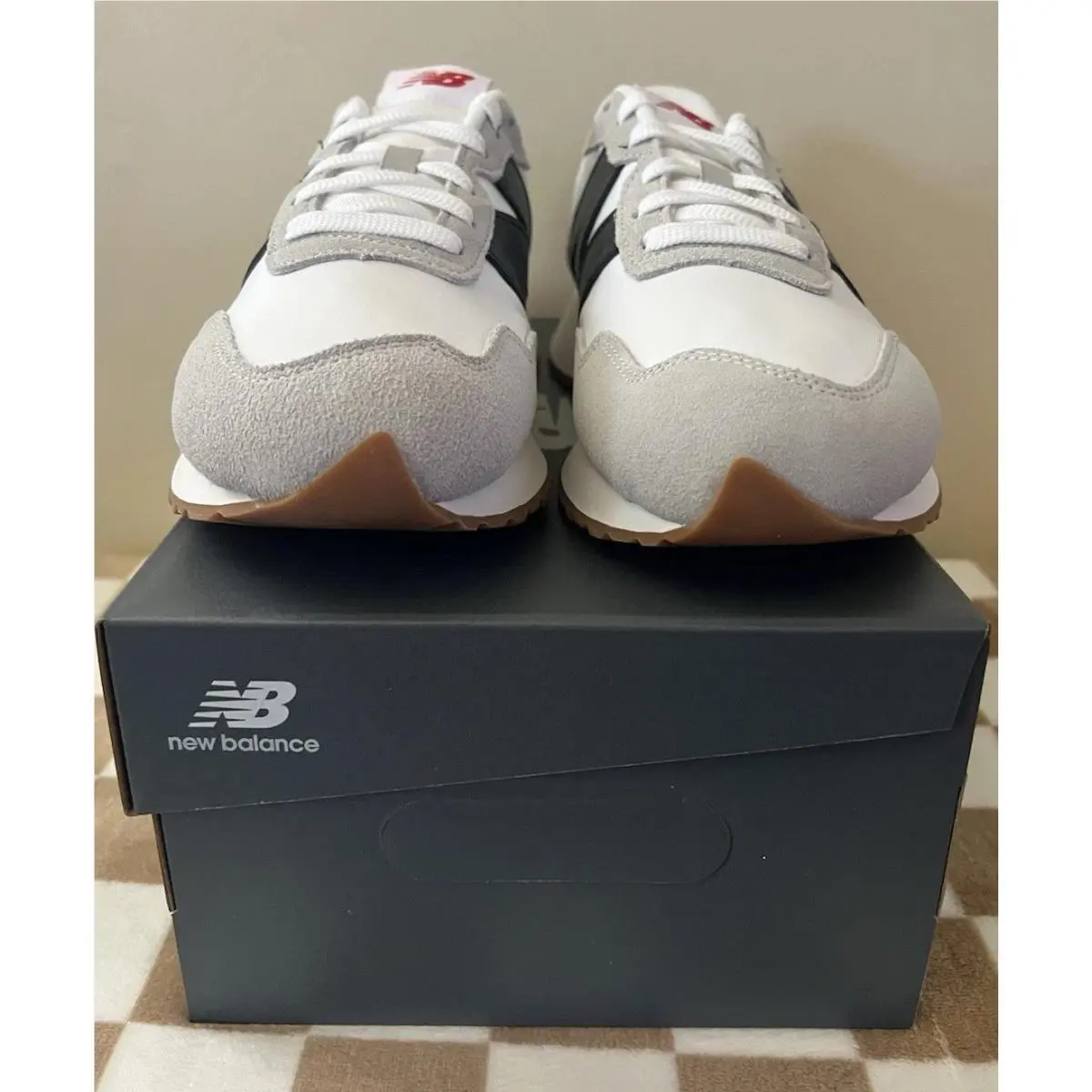 New Balance shoes - New Balance 237 - MS237CI - White/Black/Grey/Gum 6