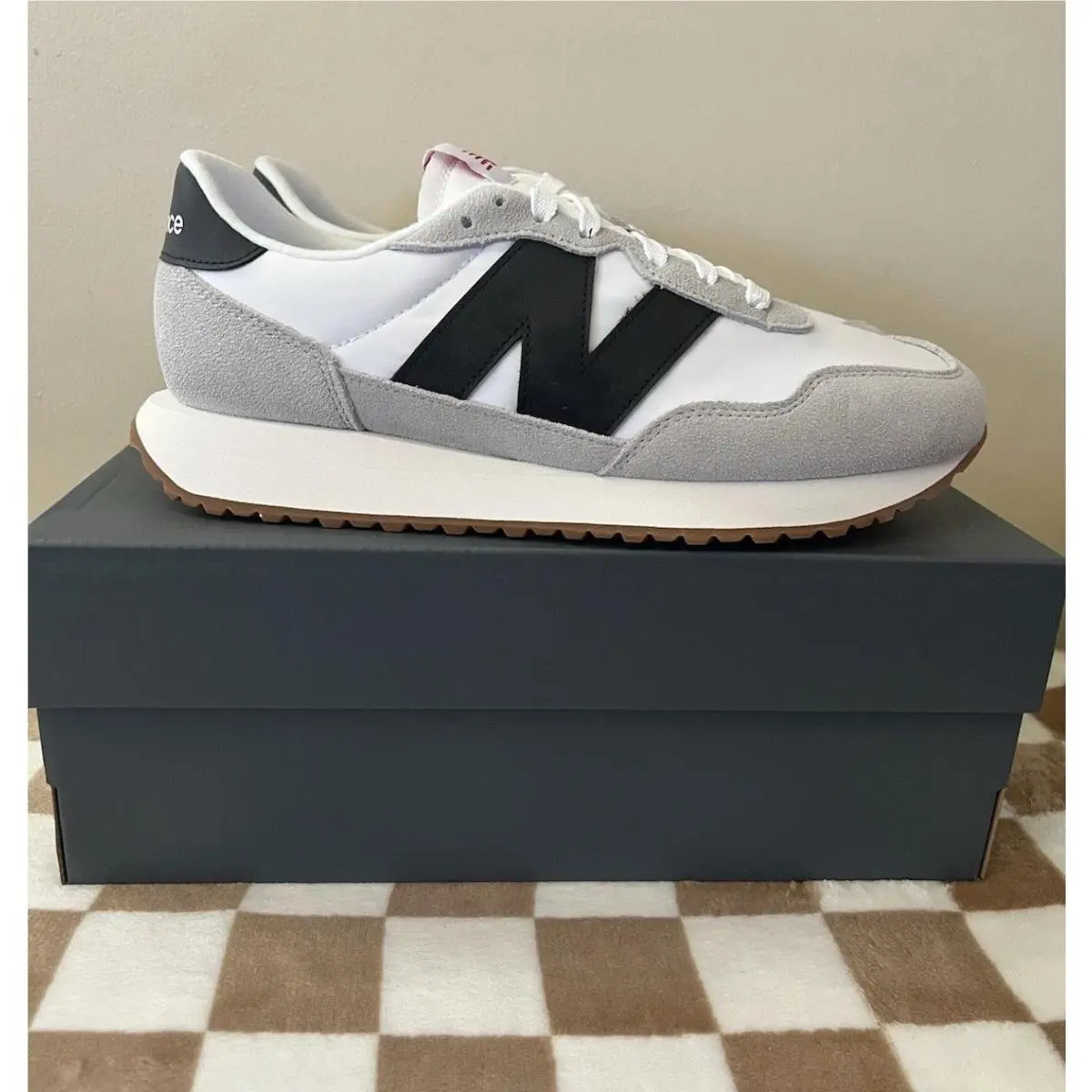 New Balance shoes - New Balance 237 - MS237CI - White/Black/Grey/Gum 0