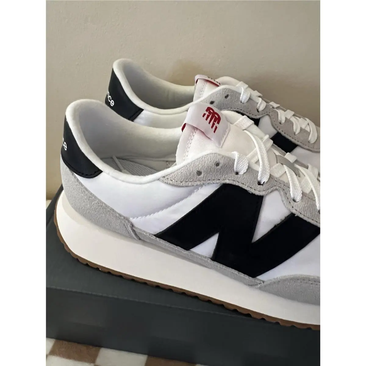 New Balance shoes - New Balance 237 - MS237CI - White/Black/Grey/Gum 5