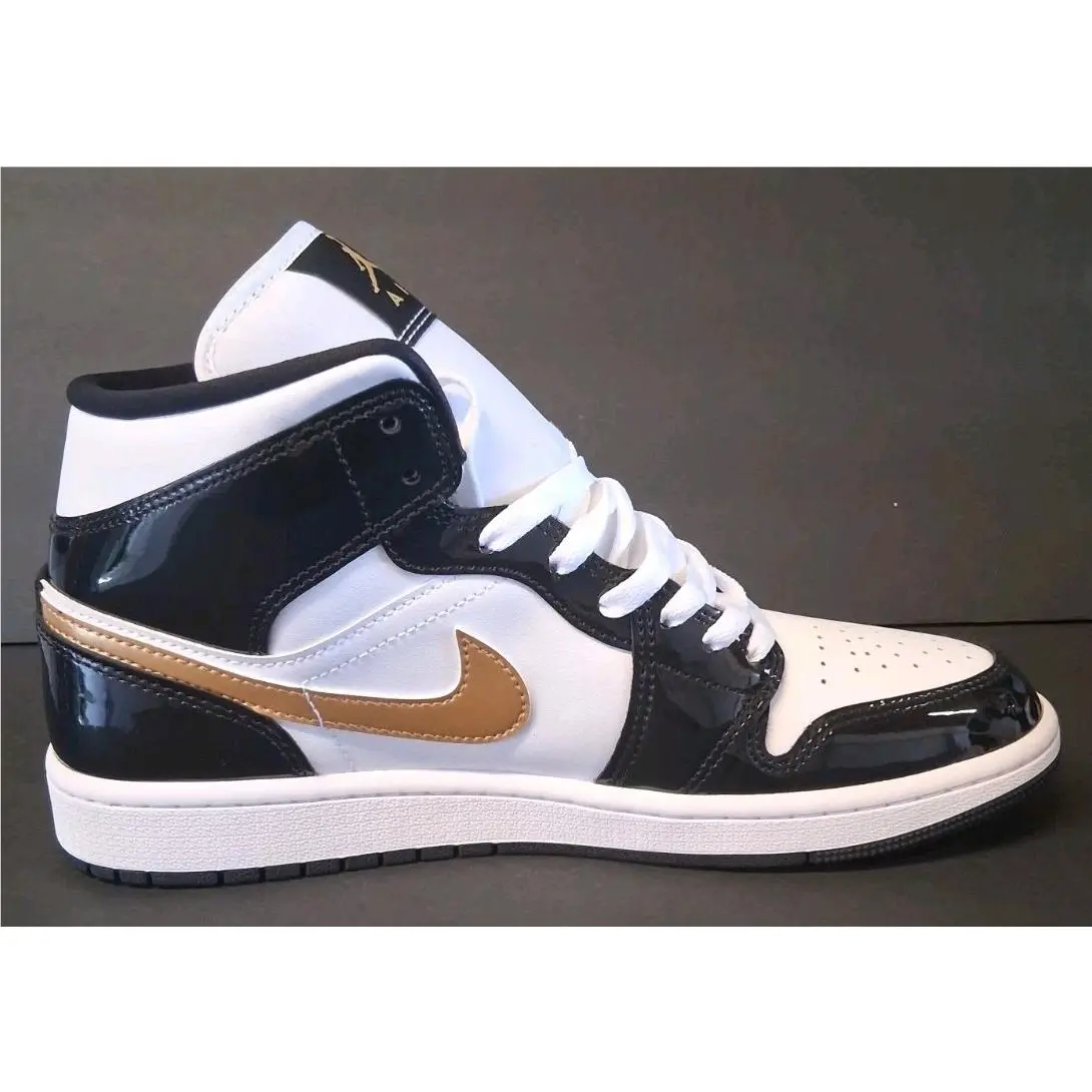 Nike shoes - Air Jordan 1 SE - Air - 852542-007 - Black/Metallic Gold/White 3
