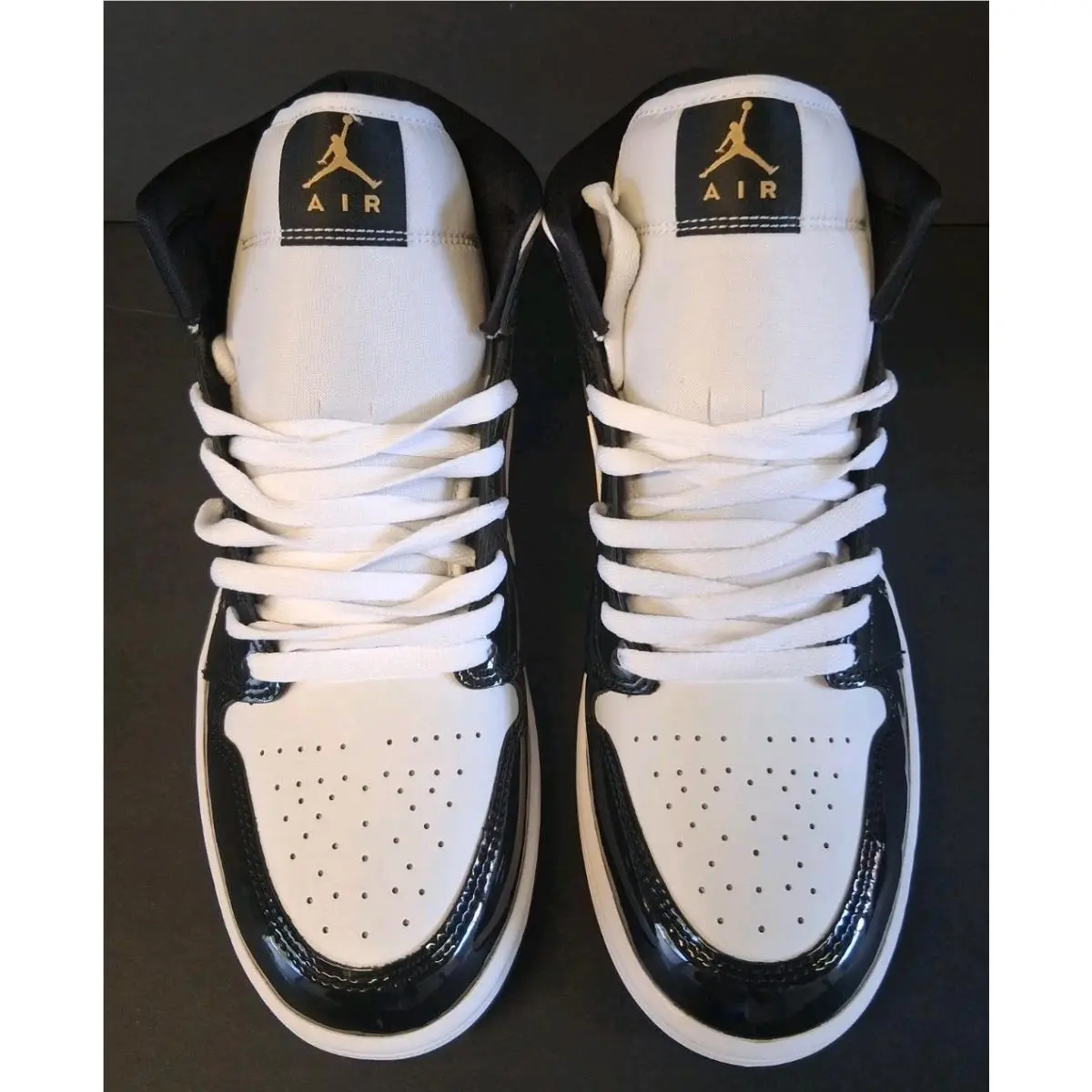 Nike shoes - Air Jordan 1 SE - Air - 852542-007 - Black/Metallic Gold/White 11