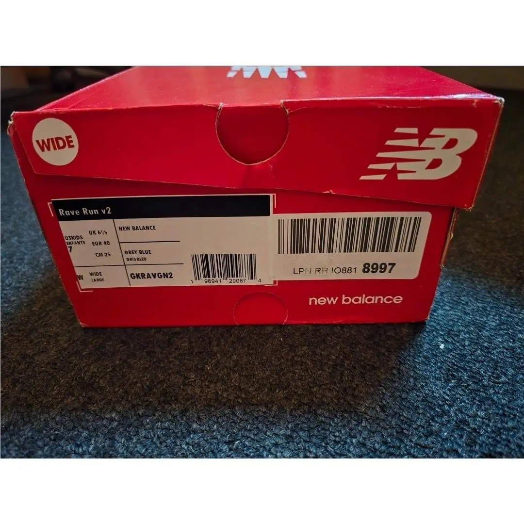New Balance shoes - Rave Run v2 - Rave Run - Gray, Blue 6