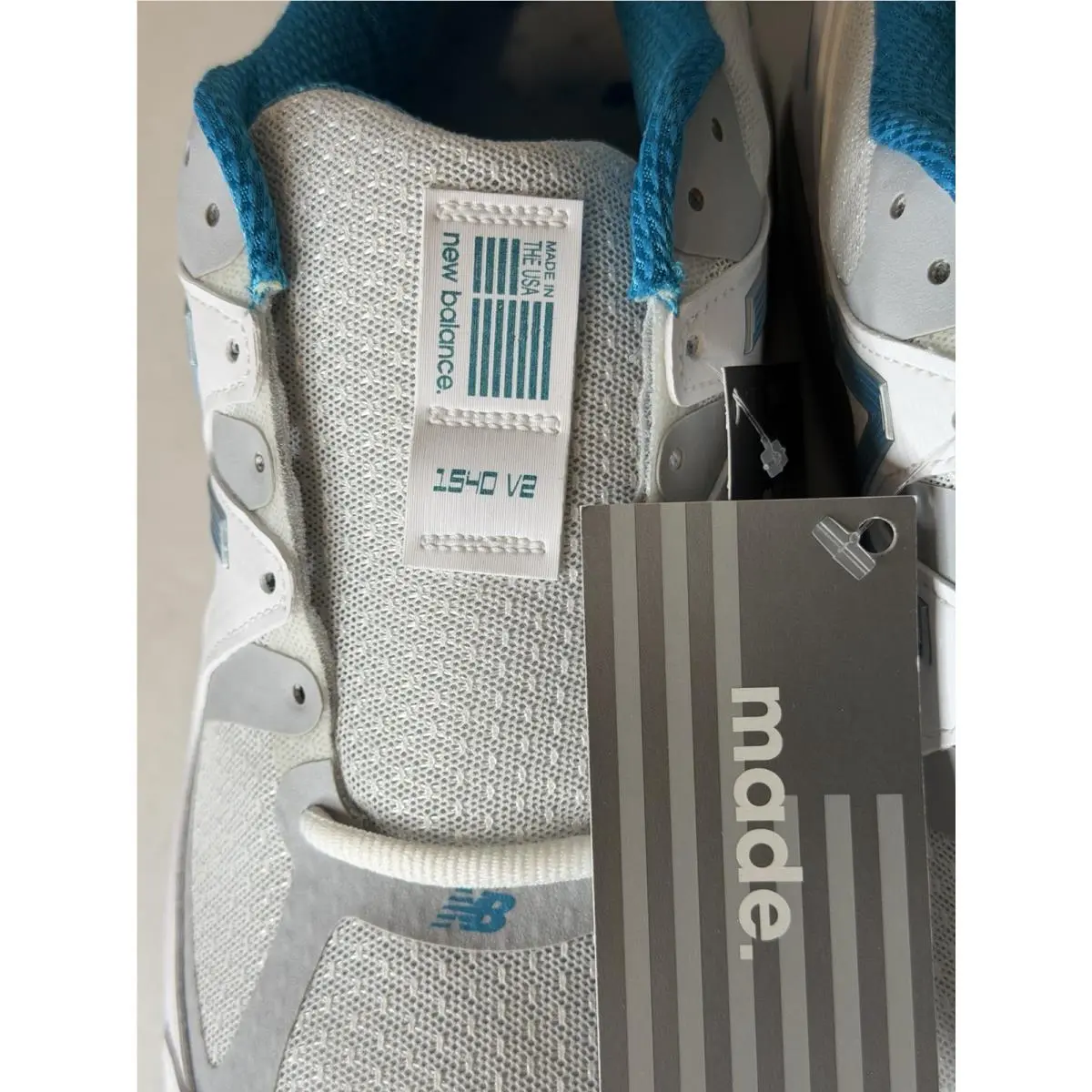 New Balance shoes - New Balance 1540 - W1540WB2 - white/blue 1