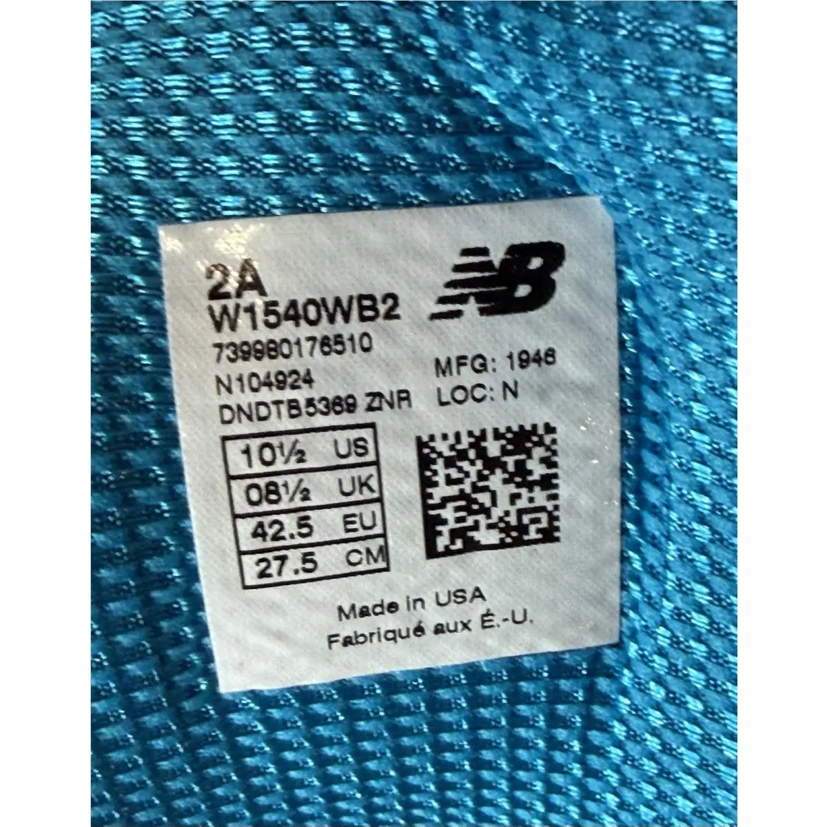 New Balance shoes - New Balance 1540 - W1540WB2 - white/blue 7