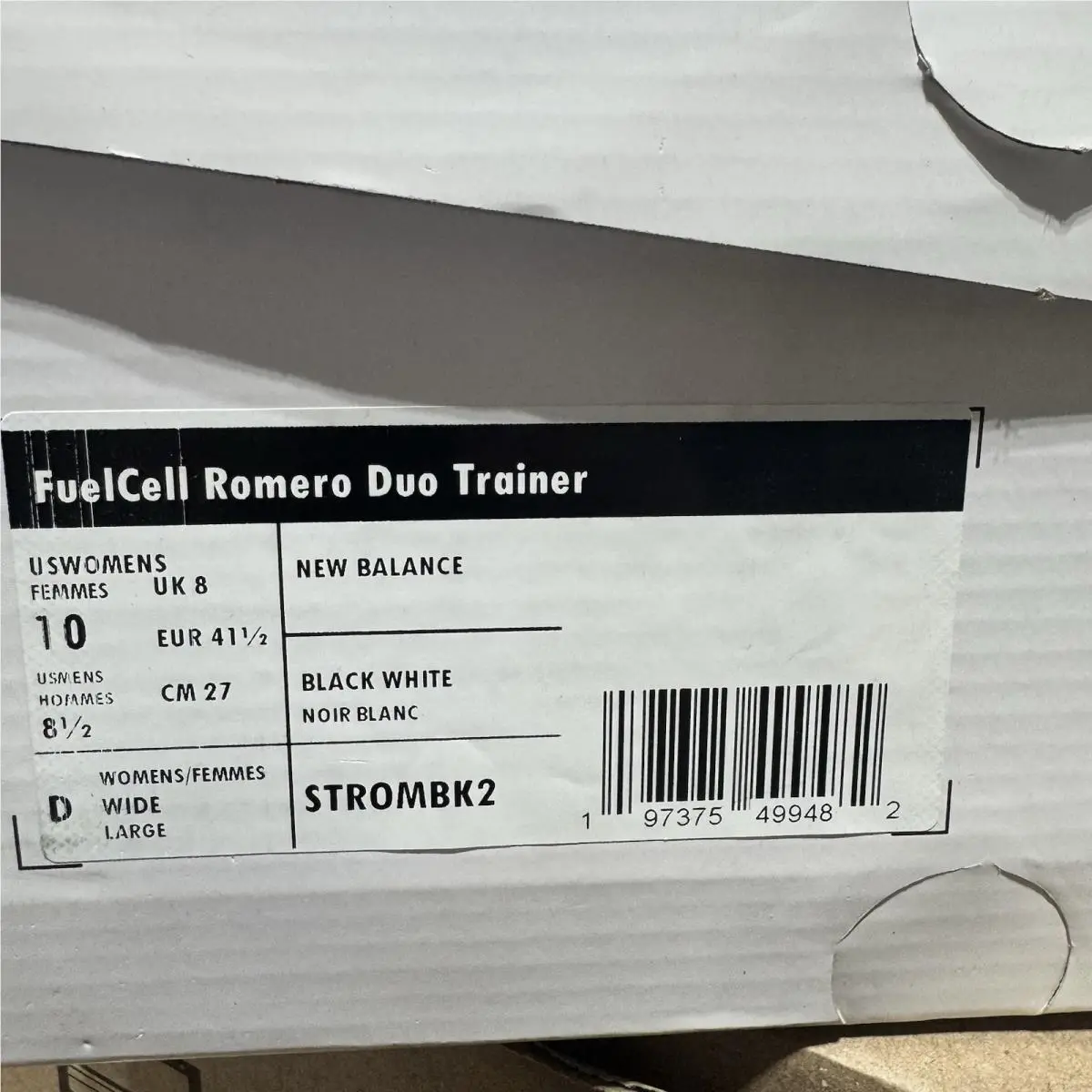 New Balance shoes - New Balance Fuelcell Romero Duo - Black 4