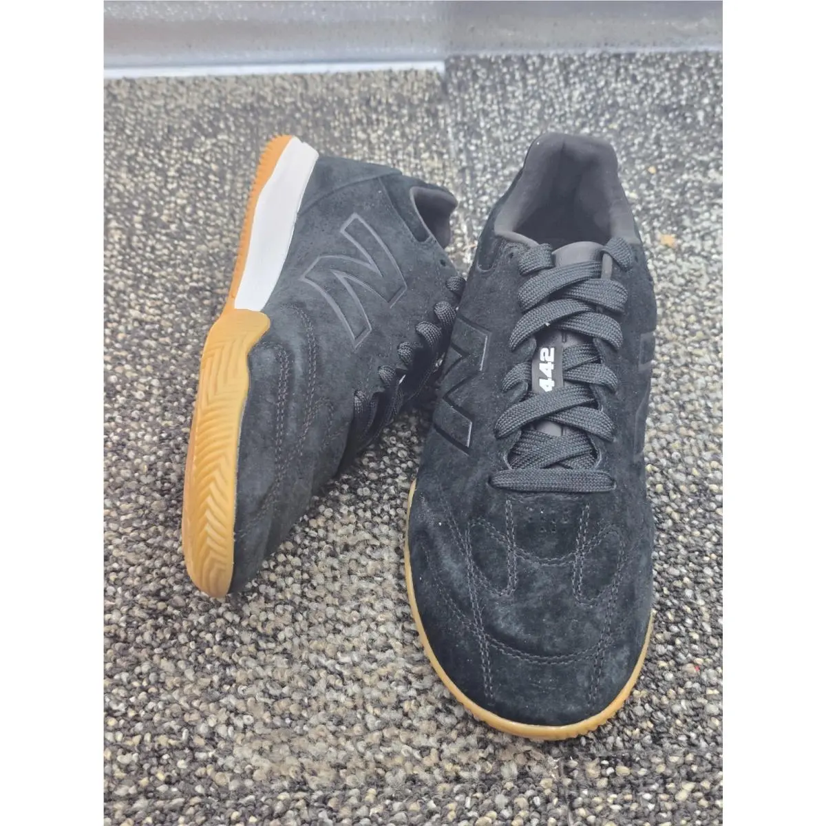 New Balance shoes - New Balance 442 - U41IL1RX - Black With White (UPC: 198688596295) 0