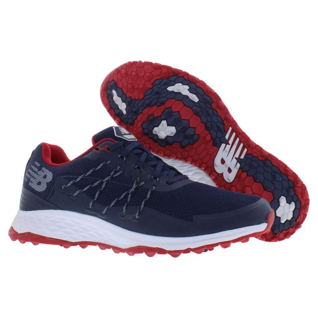 New Balance Fresh Foam Pace Spikeless Mens Shoes Size 11.5 Color: Navy/red