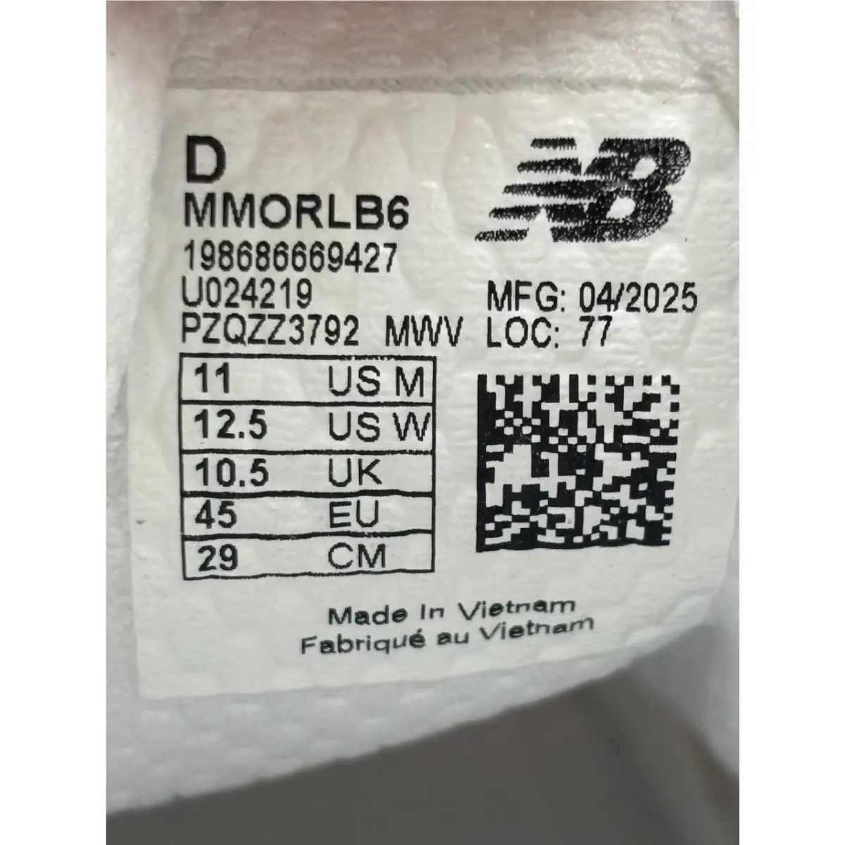 New Balance shoes - New Balance Fresh Foam X More - MM0RLB6 - White (UPC: 198686669427) 8