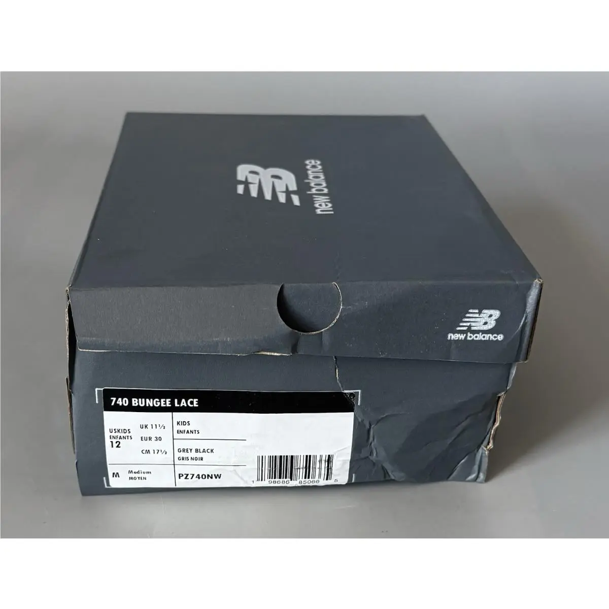 New Balance shoes - White Grey Black (UPC: 0198686850665) 8