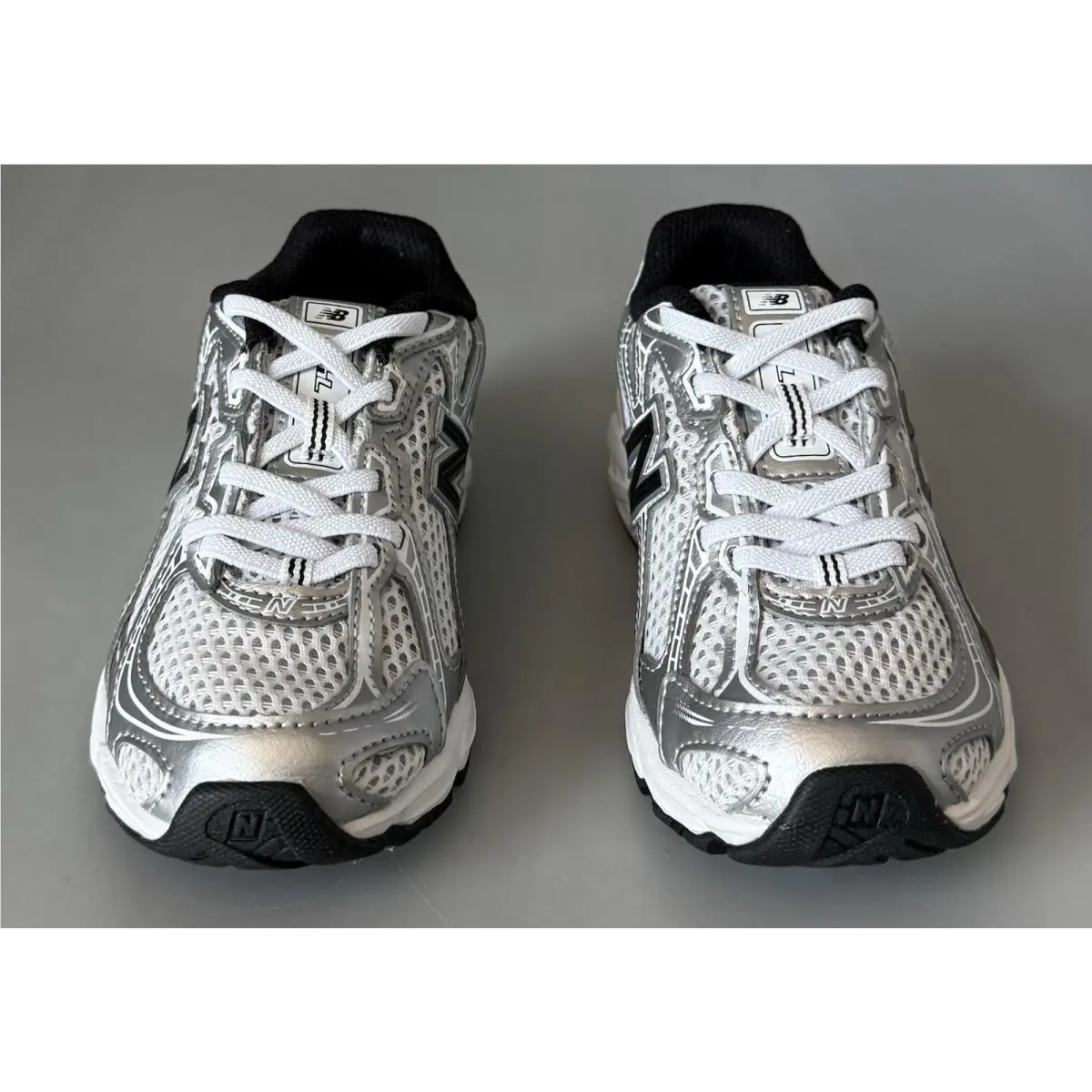 New Balance shoes - White Grey Black (UPC: 0198686850665) 2