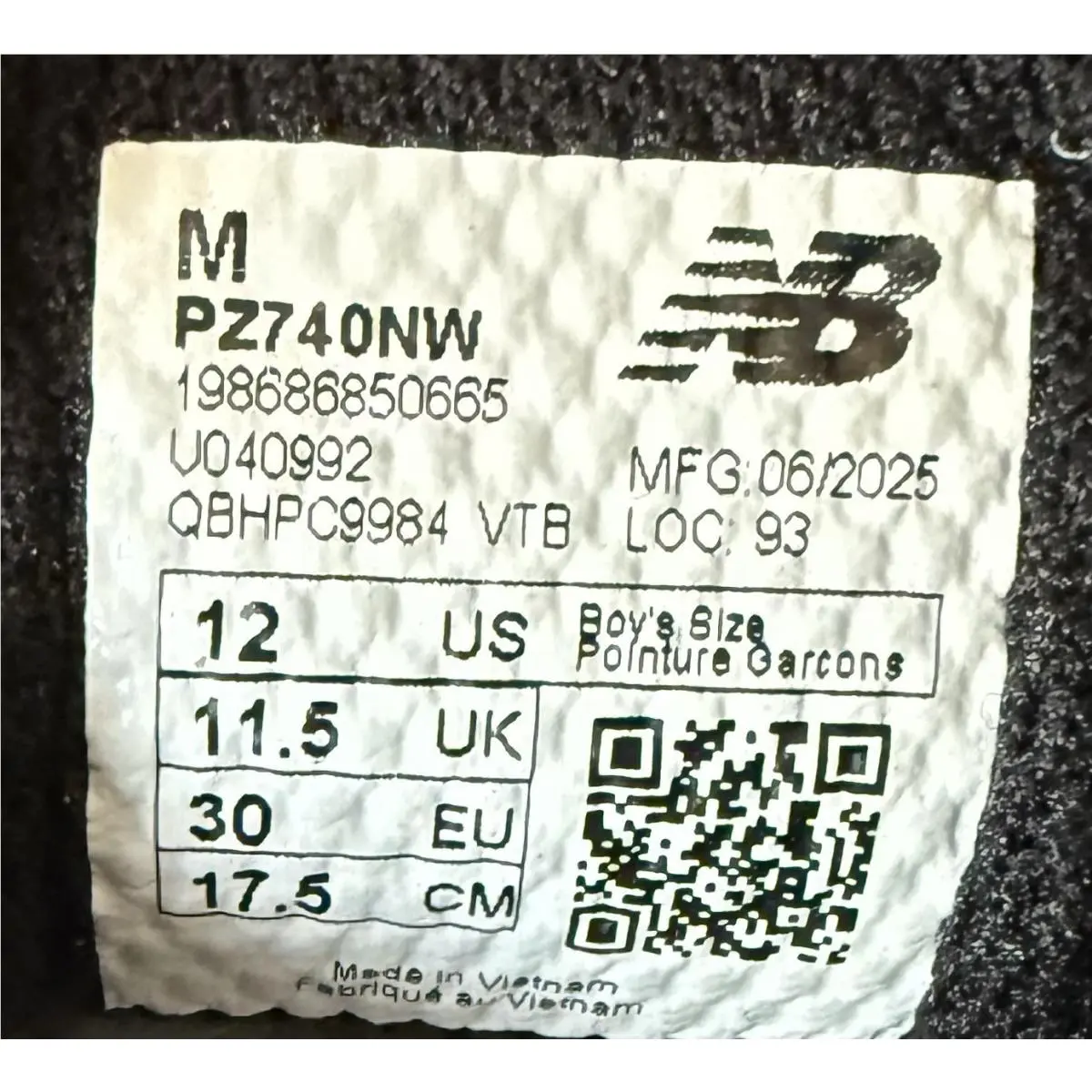 New Balance shoes - White Grey Black (UPC: 0198686850665) 6