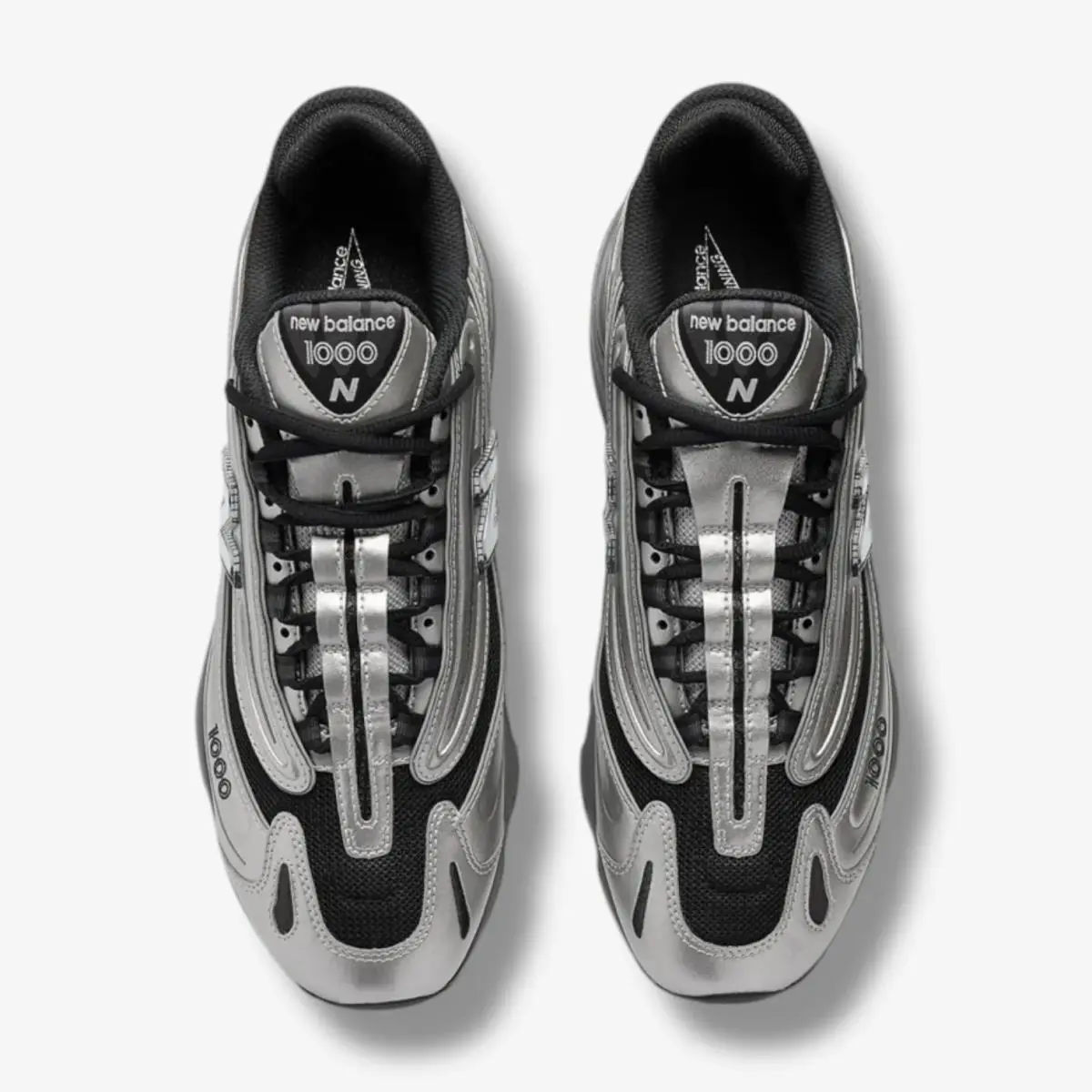 New Balance shoes - New Balance 1000 - Black/Silver Metallic 1