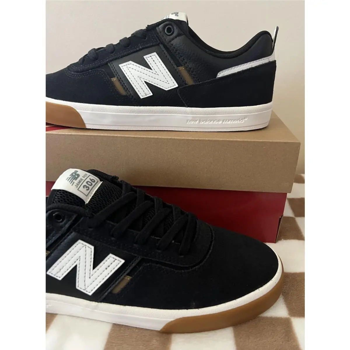 New Balance shoes - New Balance Numeric 306 - Numeric - NM306BGT - Black/Gum/White 3