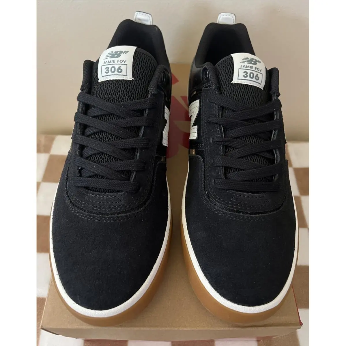 New Balance shoes - New Balance Numeric 306 - Numeric - NM306BGT - Black/Gum/White 7