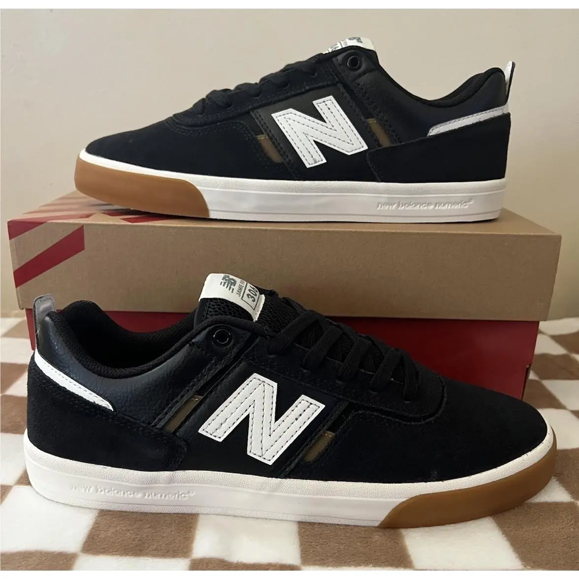 New Balance shoes - New Balance Numeric 306 - Numeric - NM306BGT - Black/Gum/White 1