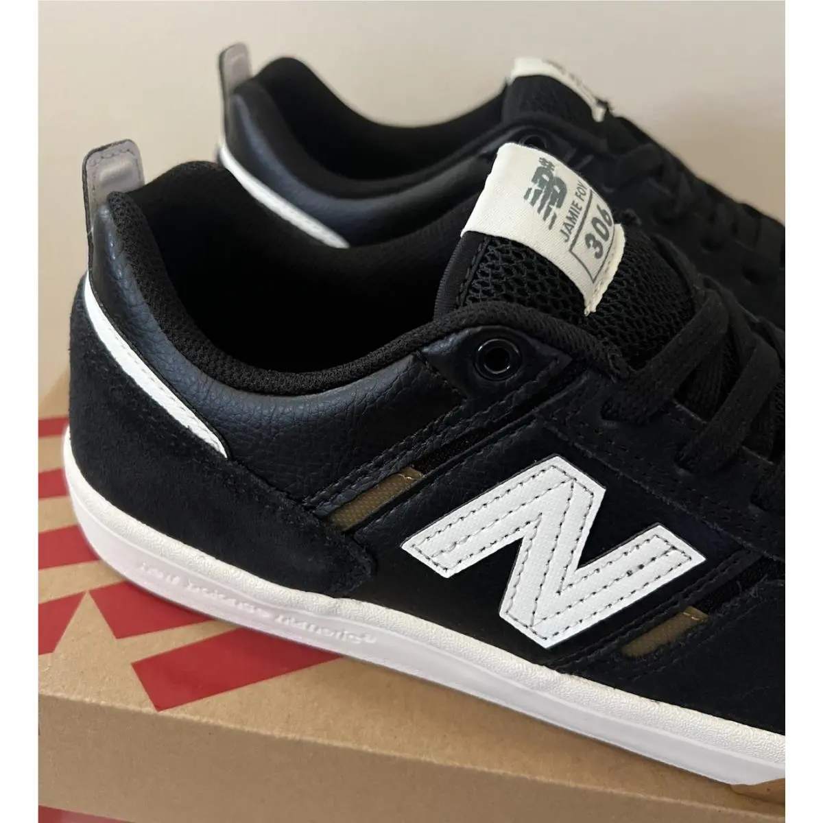 New Balance shoes - New Balance Numeric 306 - Numeric - NM306BGT - Black/Gum/White 5