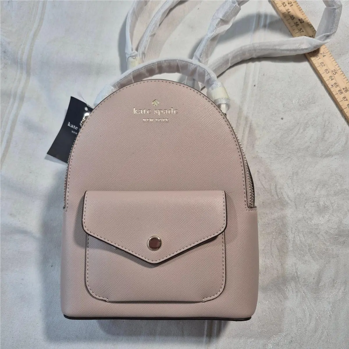 Schuyler Mini Backpack Warm Beige Saffiano Leather Bag K8702 250 by Kate Spade