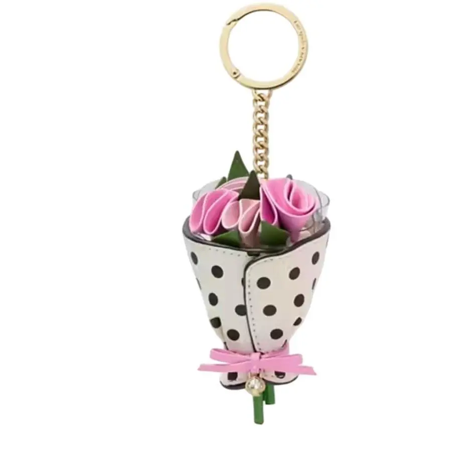 Kate Spade Flora Flower Bouquet Bag Charm Keycha